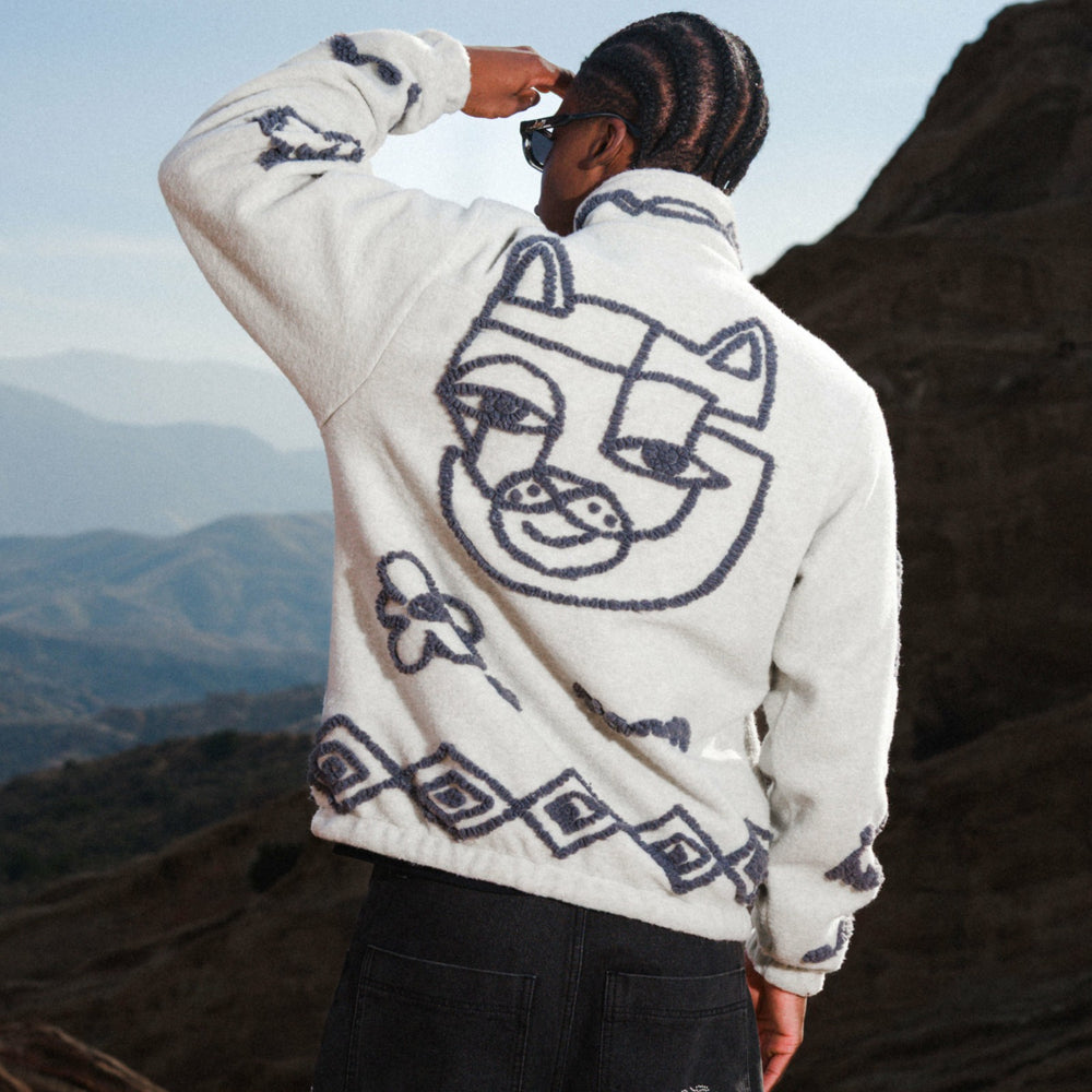 Ripndip Online | Blonded Reversible Jacket (Sand / Charcoal)
