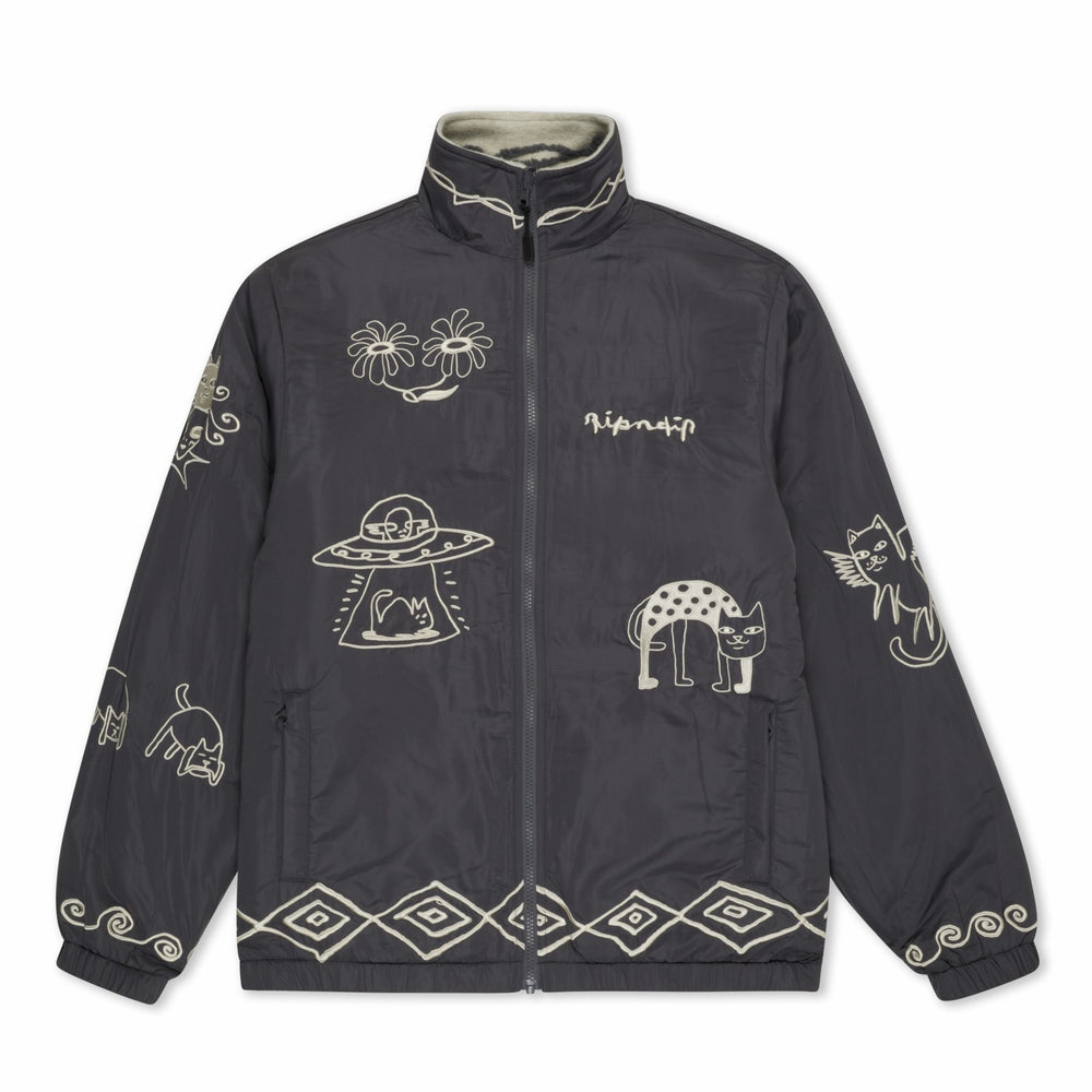 Ripndip Online | Blonded Reversible Jacket (Sand / Charcoal)