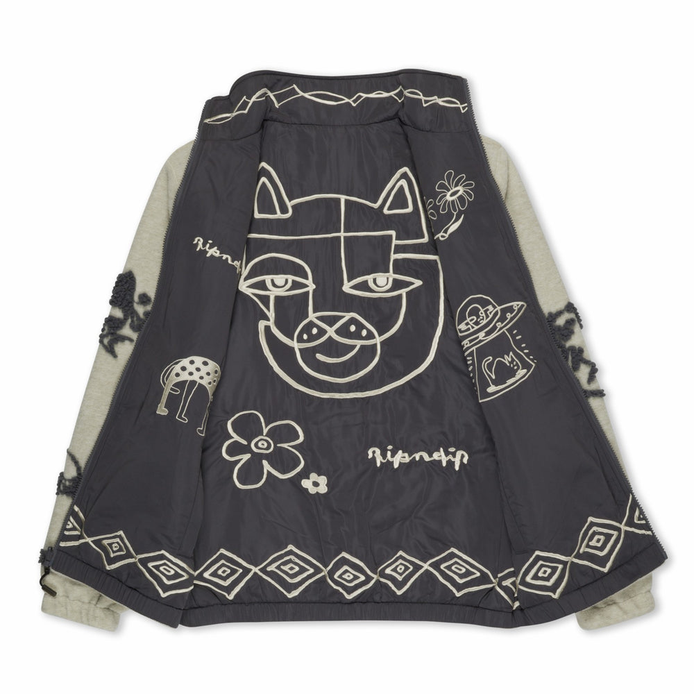 Ripndip Online | Blonded Reversible Jacket (Sand / Charcoal)