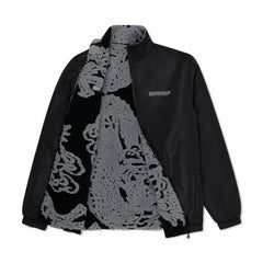 Ripndip Outlets | Haku Reversible Jacket (Black / Charcoal)
