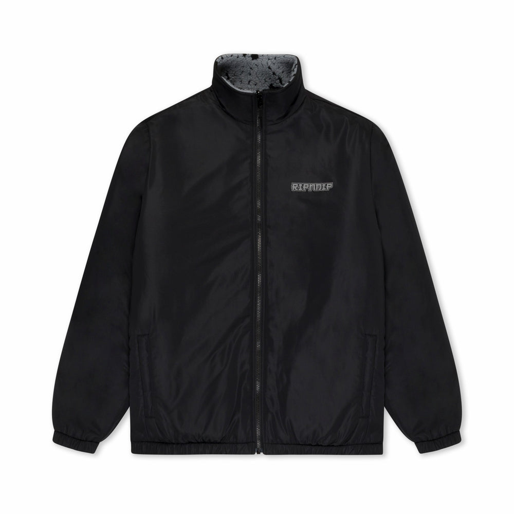 Ripndip Outlets | Haku Reversible Jacket (Black / Charcoal)