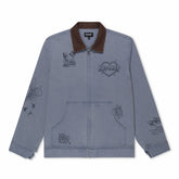 Ripndip Online Shop | Westside Zip Up Work Jacket (Slate)