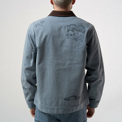 Ripndip Online Shop | Westside Zip Up Work Jacket (Slate)