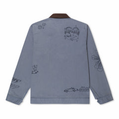 Ripndip Online Shop | Westside Zip Up Work Jacket (Slate)