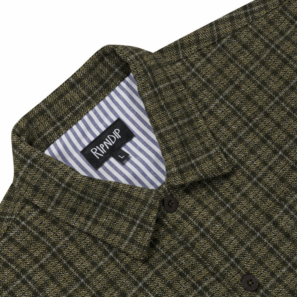 Ripndip For Sale | Where The Flowers Bloom Flannel Jacket (Olive)