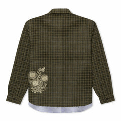 Ripndip For Sale | Where The Flowers Bloom Flannel Jacket (Olive)