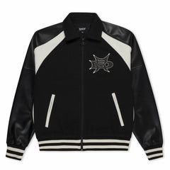 Ripndip Online | Luther Leather Jacket (Black / Sand)