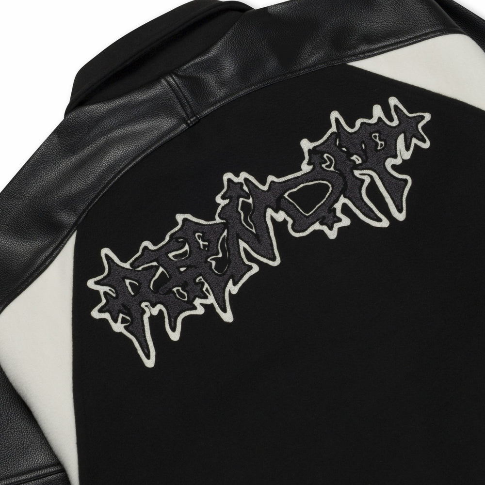 Ripndip Online | Luther Leather Jacket (Black / Sand)
