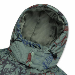 Ripndip Discount | Marker Puffer Jacket (Olive)