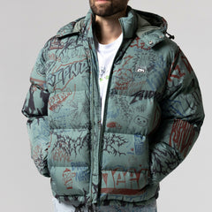 Ripndip Discount | Marker Puffer Jacket (Olive)