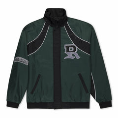 Ripndip Outlets | RIPNDIP Athletics Race Jacket (Hunter Green / Black)