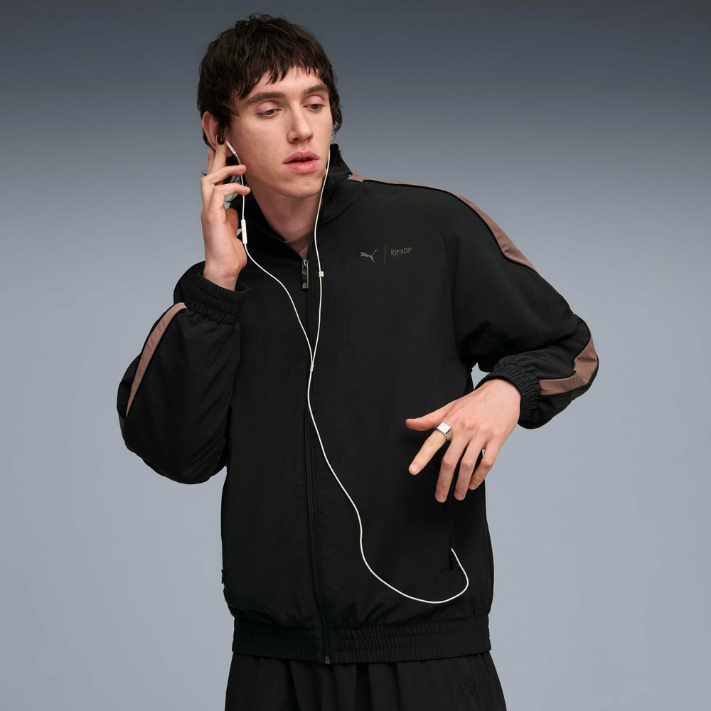 Ripndip Sale | PUMA X RIPNDIP T7 Oversized Track Jacket (Puma Black)