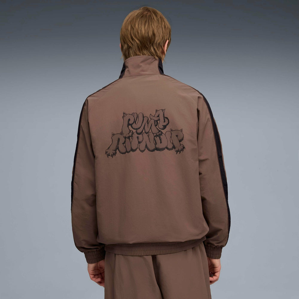 Ripndip Online Shop | PUMA X RIPNDIP T7 Oversized Track Jacket (Flat Bronze)