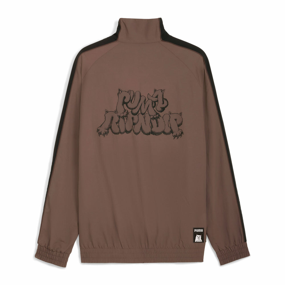 Ripndip Online Shop | PUMA X RIPNDIP T7 Oversized Track Jacket (Flat Bronze)