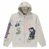 Ripndip Discount | Goosebumps Zip Hoodie (Bone)