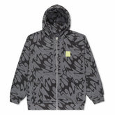 Ripndip For Sale | Lakai + Ripndip Flame Zip Up Hoodie (Gray)