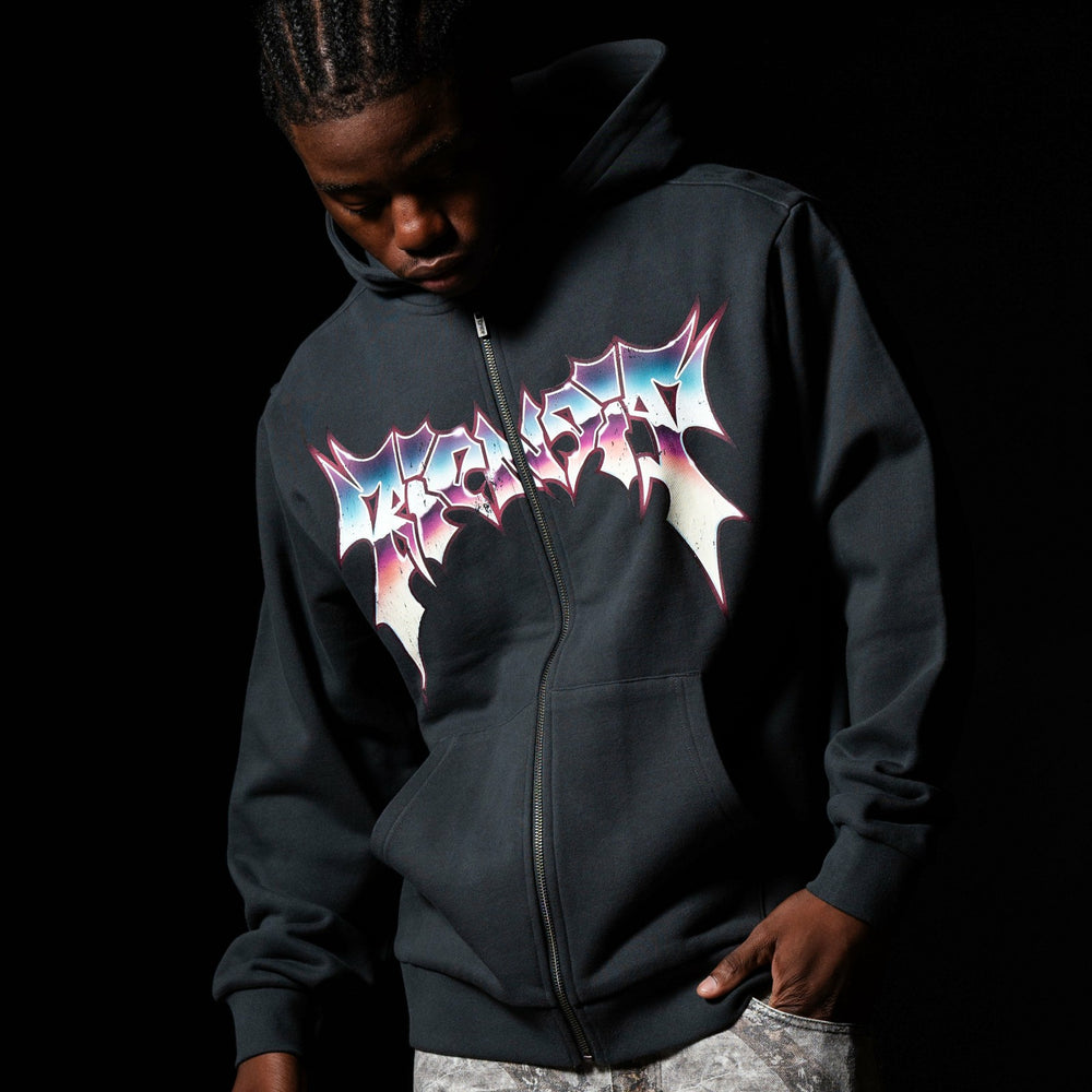 Ripndip Discount | Noid Zip Hoodie (Dark Charcoal)
