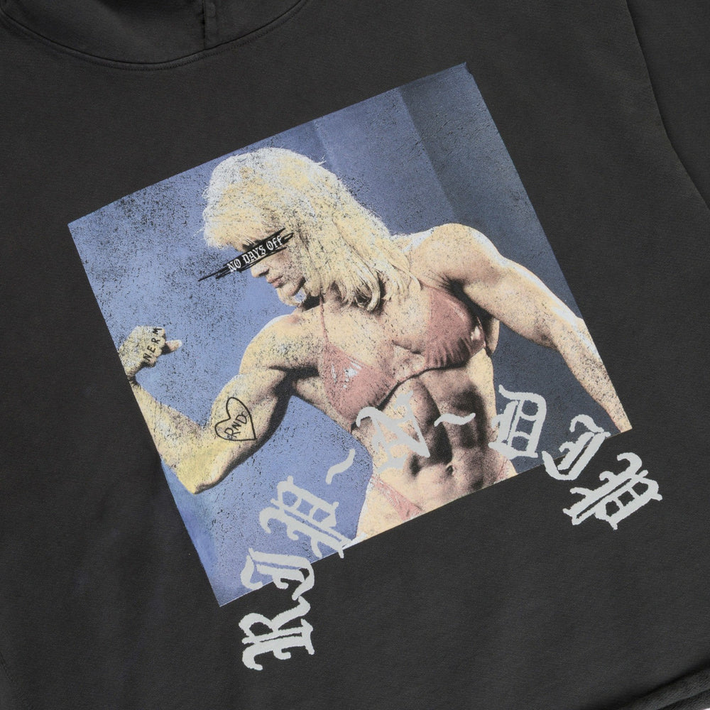 Ripndip New | Protein Boxy Cropped 500GSM Hoodie (Gunmetal)