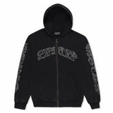 Ripndip Online | Pretty Flacko Zip Hoodie (Black Vintage Wash)