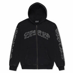 Ripndip Online | Pretty Flacko Zip Hoodie (Black Vintage Wash)