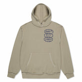 Ripndip Discount | Linked Up Reverse Stitched Hoodie (Khaki)