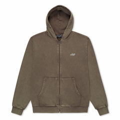 Ripndip For Sale | Castanza Zip Up Hoodie (Brown Vintage Wash)