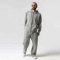 Ripndip Discount | Castanza Zip Up Hoodie (Sage Vintage Wash)