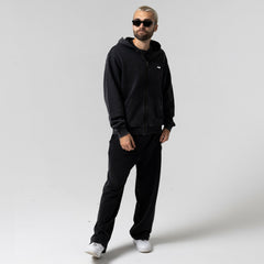 Ripndip Sale | Castanza Zip Up Hoodie (Black Vintage Wash)