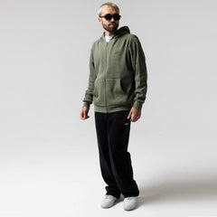 Ripndip For Sale | Castanza Waffle Knit Zip Up Hoodie (Olive)