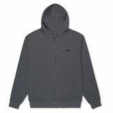 Ripndip Online | Castanza Waffle Knit Zip Up Hoodie (Charcoal)