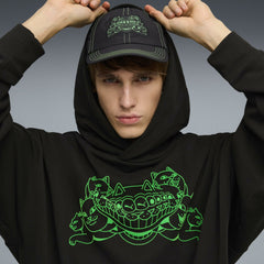 Ripndip Outlets | PUMA X RIPNDIP Boxy Graphic Hoodie (Puma Black)