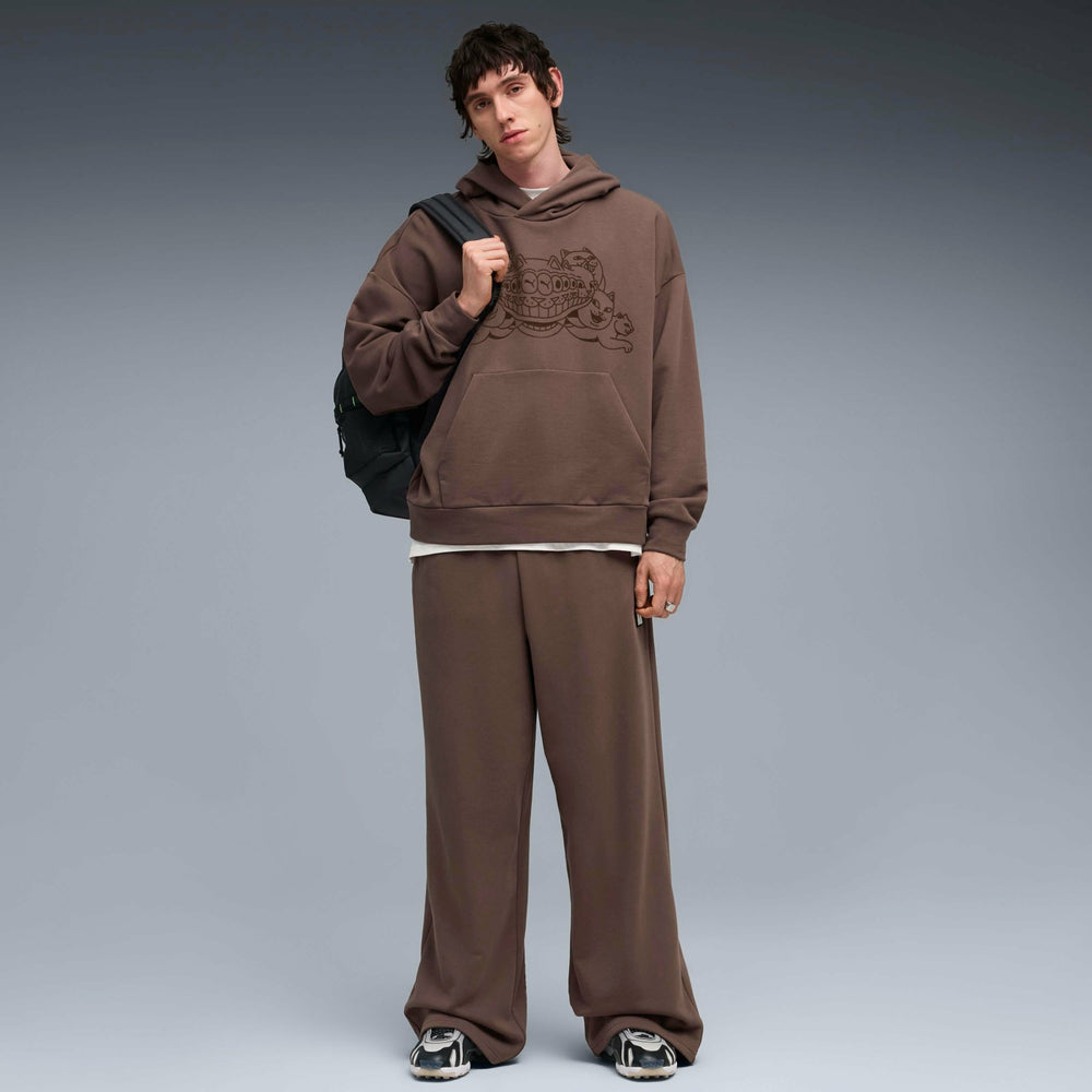 Ripndip Online Shop | PUMA X RIPNDIP Boxy Graphic Hoodie (Flat Bronze)