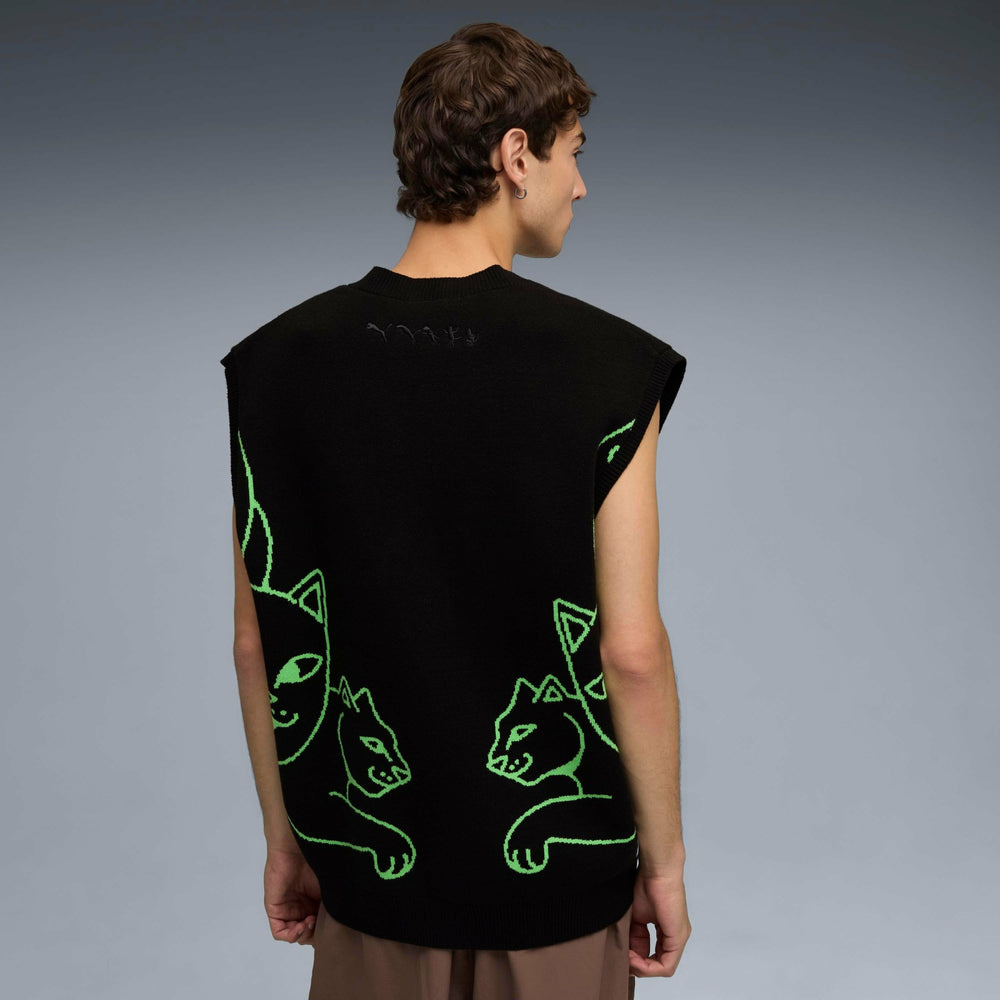 Ripndip Online | PUMA X RIPNDIP Knitted Vest (Puma Black)