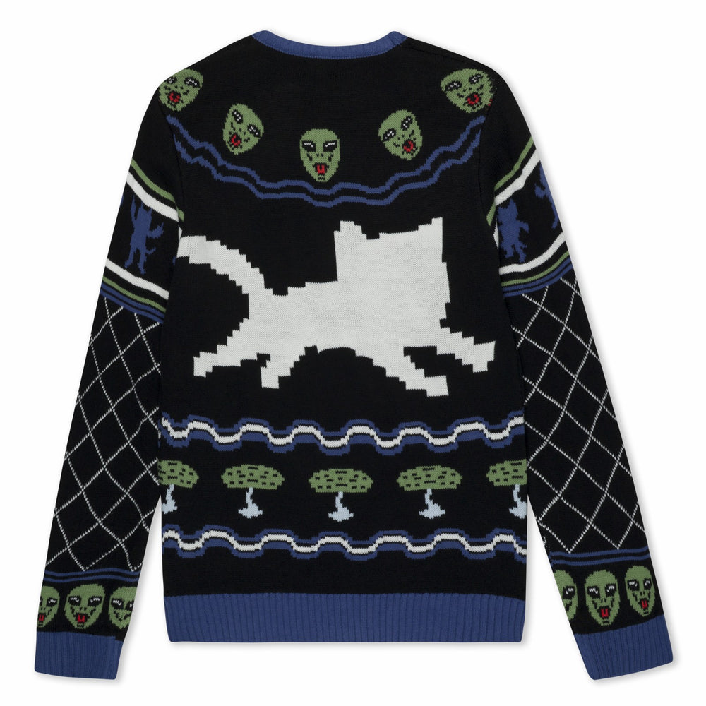 Ripndip Discount | Out Of This World Knit Sweater (Black)