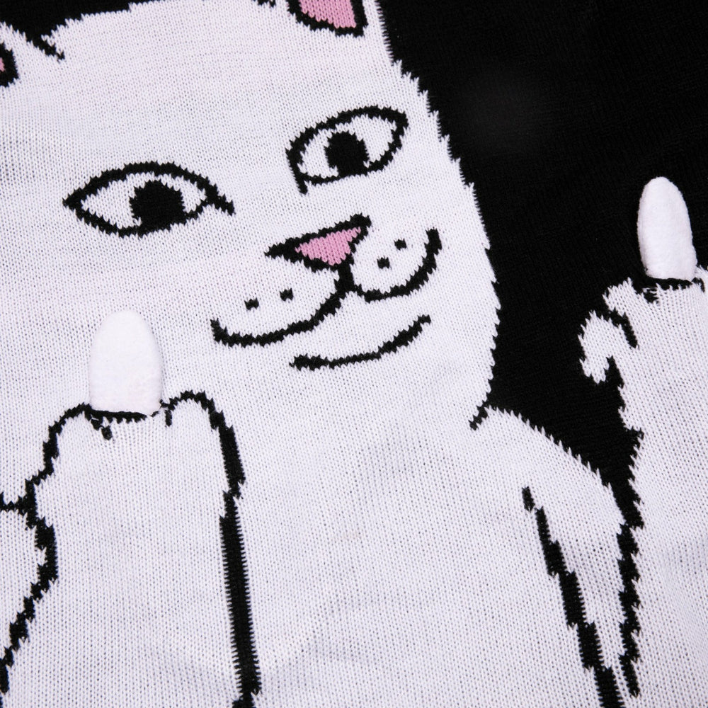 Ripndip Sale | Lord Nermal Flippy Knitty Sweater (Black)