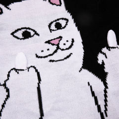 Ripndip Sale | Lord Nermal Flippy Knitty Sweater (Black)