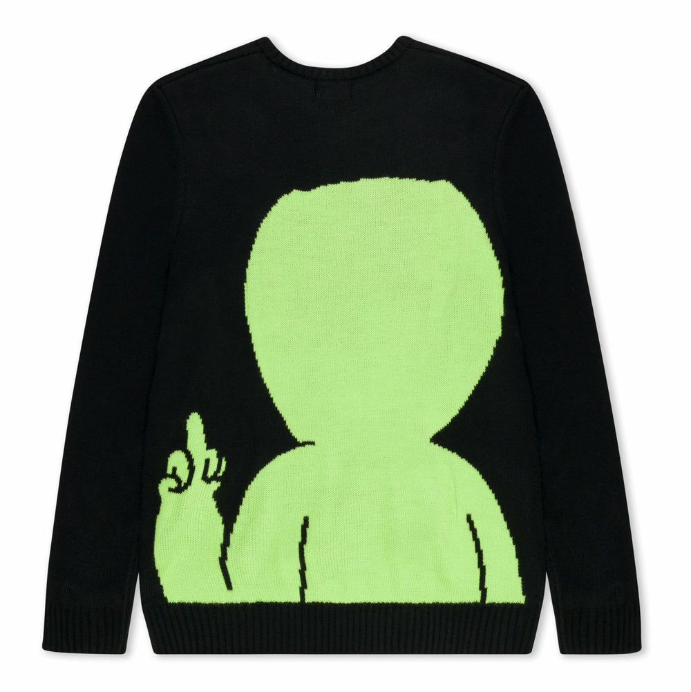 Ripndip Online Shop | Lord Alien Flippy Knitty Sweater (Black)