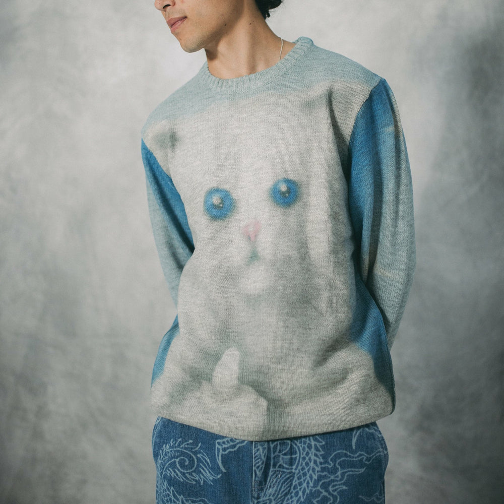 Ripndip For Sale | Sprinkles Knit Sweater (Black/Blue)