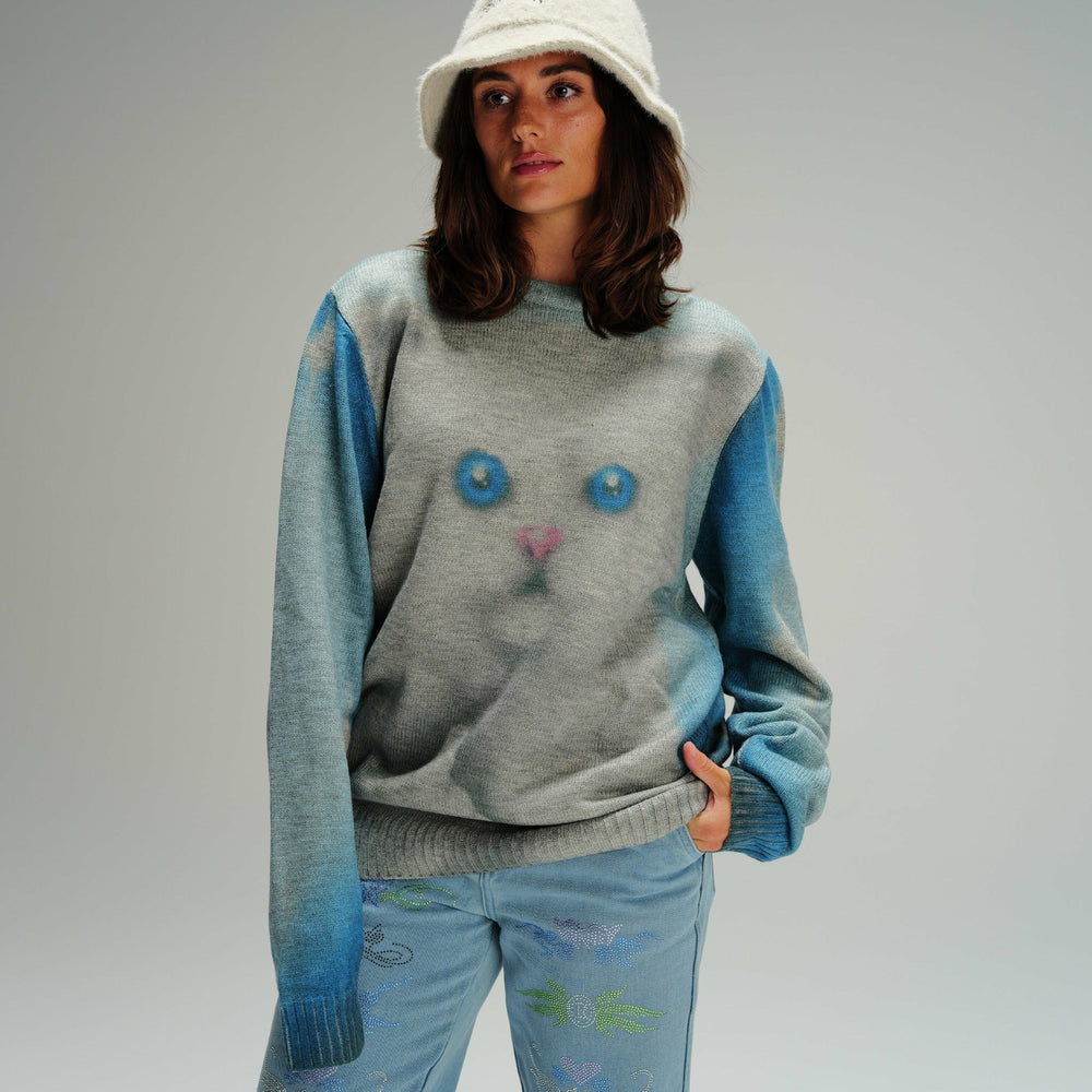 Ripndip For Sale | Sprinkles Knit Sweater (Black/Blue)