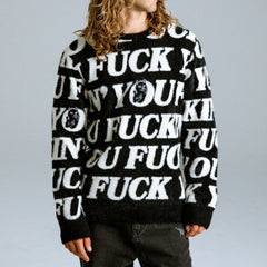 Ripndip Online | Fuckin Fuck Mohair Sweater (Black)