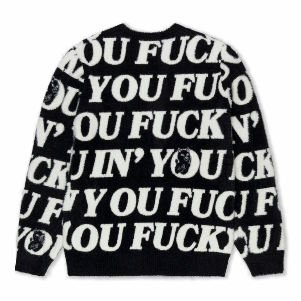 Ripndip Online | Fuckin Fuck Mohair Sweater (Black)