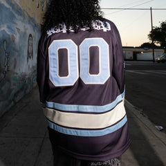 Ripndip Sale | No Days Off Hockey Jersey (Plum)