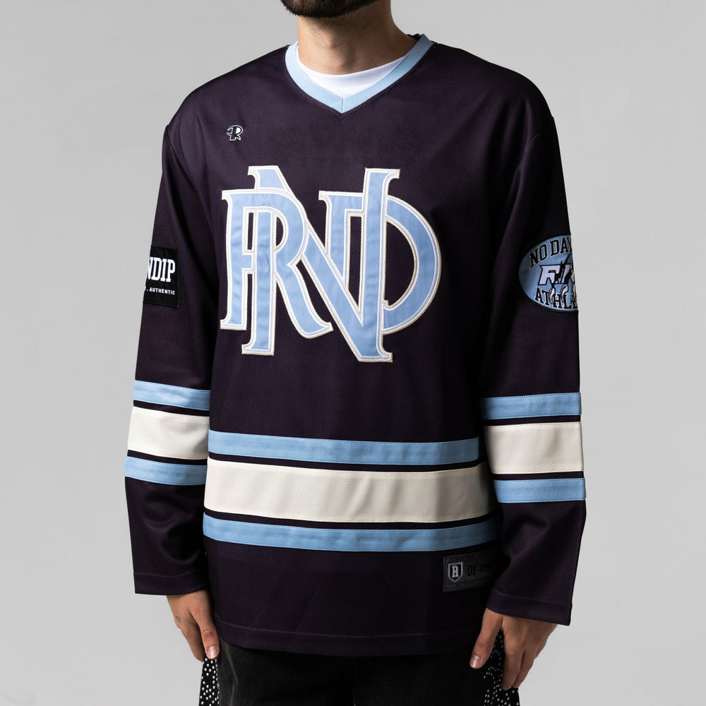 Ripndip Sale | No Days Off Hockey Jersey (Plum)