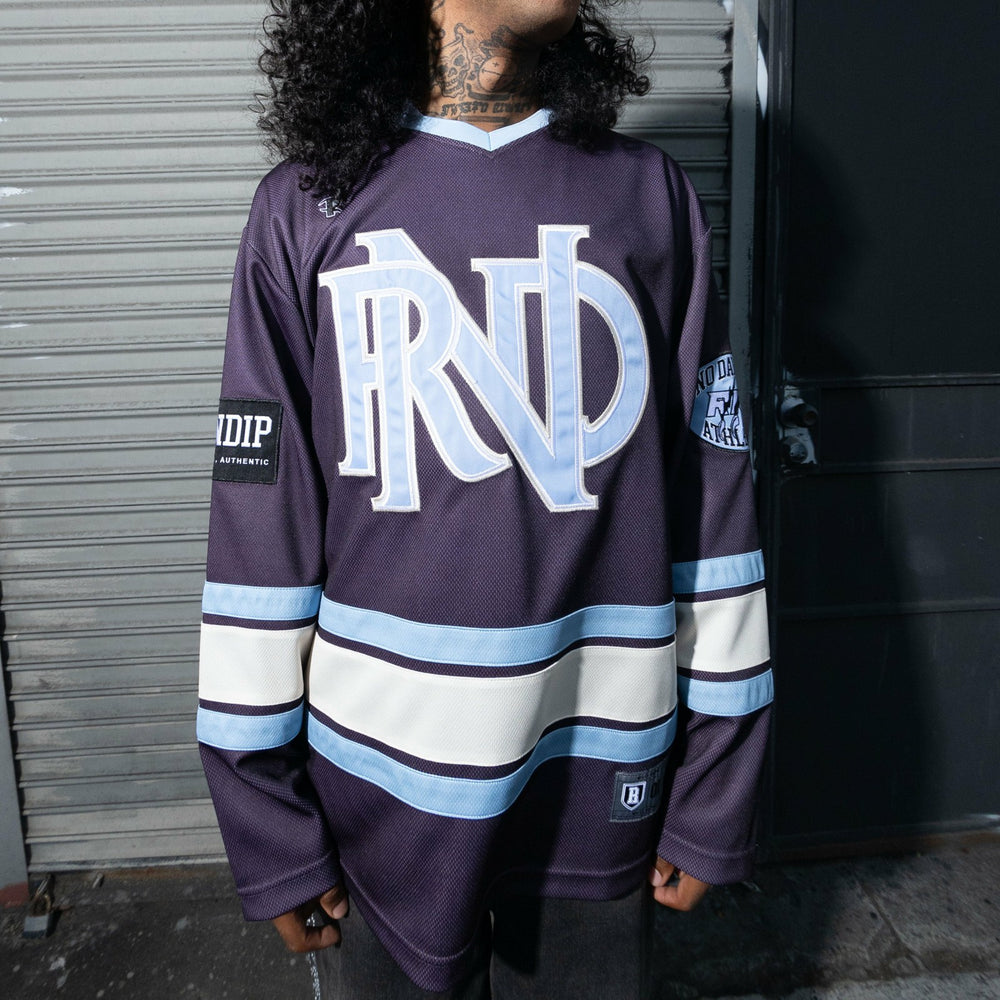 Ripndip Sale | No Days Off Hockey Jersey (Plum)