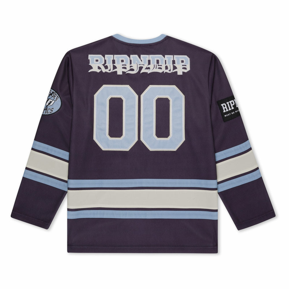 Ripndip Sale | No Days Off Hockey Jersey (Plum)