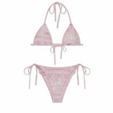 Ripndip Online Shop | Crossword 2PC Bikini Set (Pink)