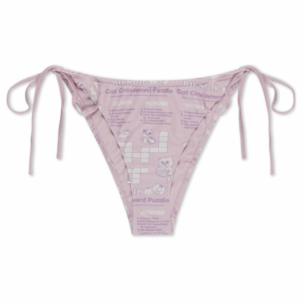 Ripndip Online Shop | Crossword 2PC Bikini Set (Pink)