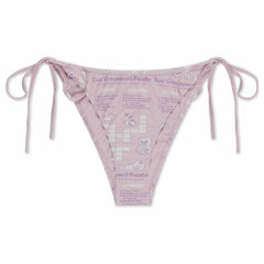 Ripndip Online Shop | Crossword 2PC Bikini Set (Pink)