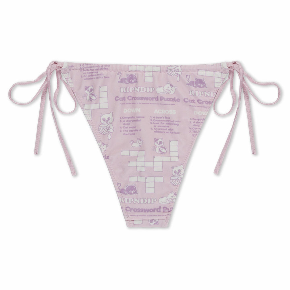 Ripndip Online Shop | Crossword 2PC Bikini Set (Pink)