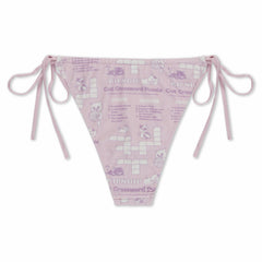 Ripndip Online Shop | Crossword 2PC Bikini Set (Pink)
